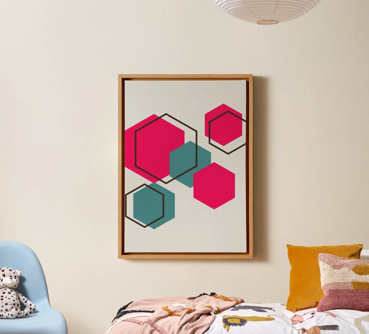 Hexagons tela da LisaArtes