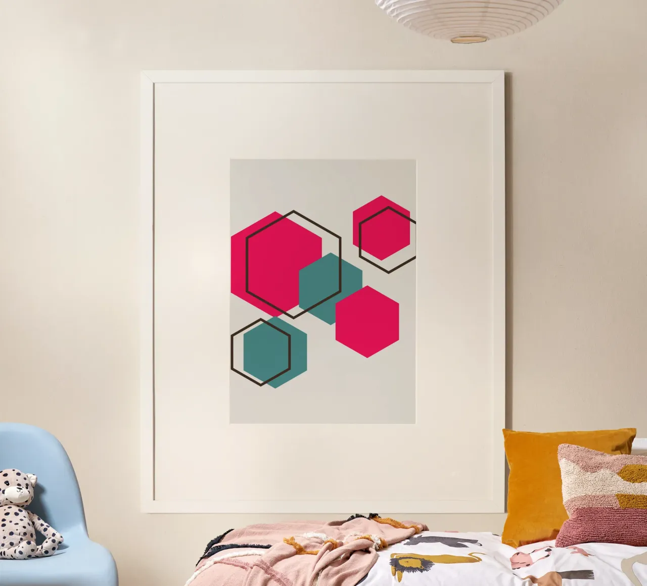 Hexagons poster da LisaArtes