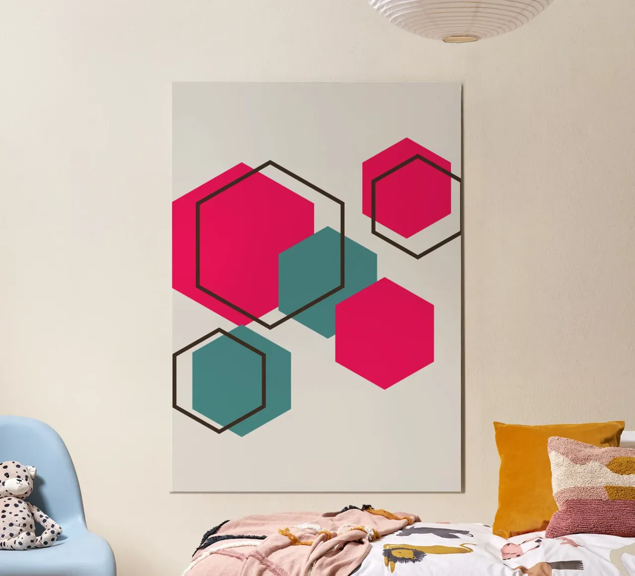 Hexagons poster da LisaArtes
