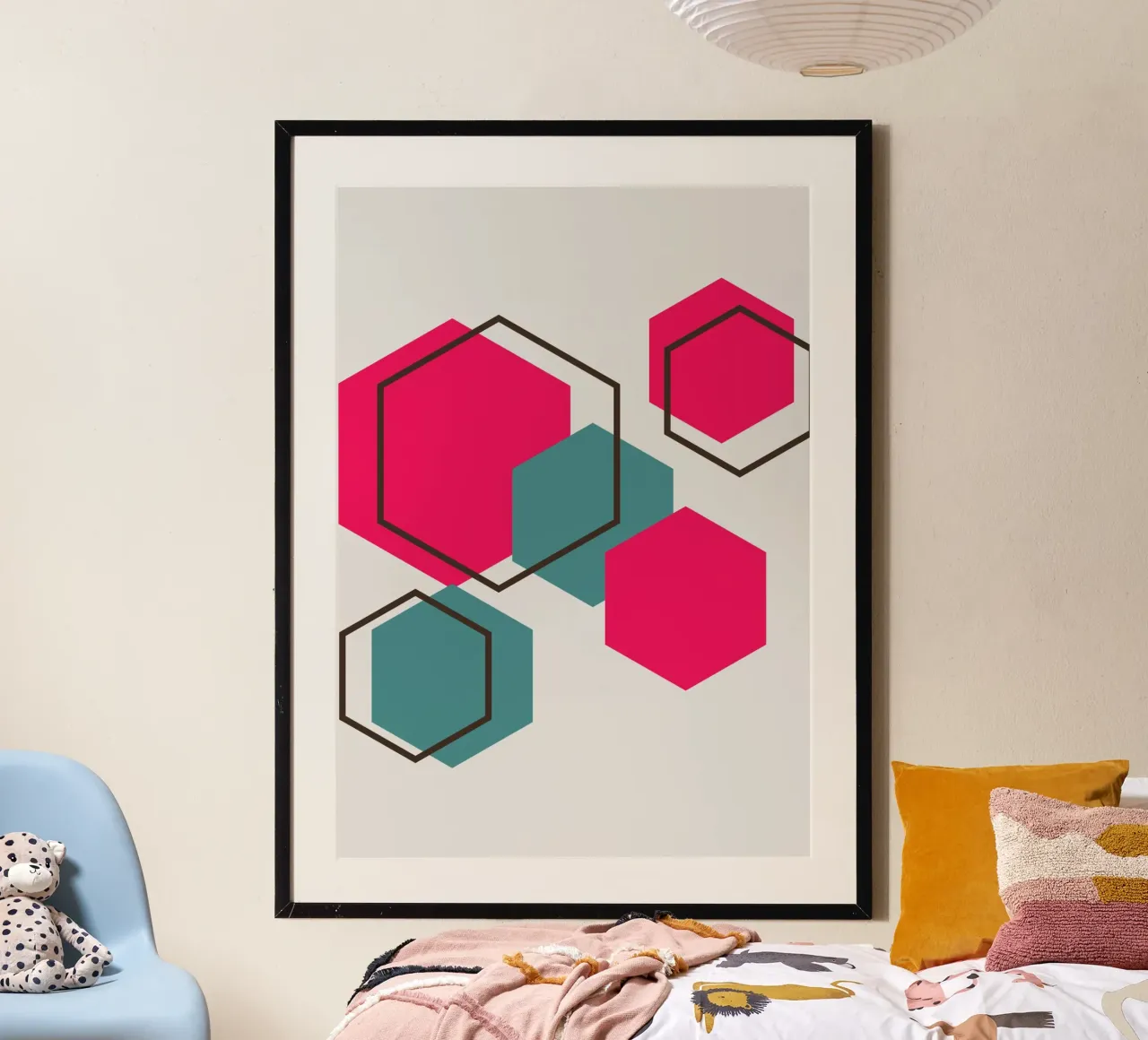 Hexagons poster da LisaArtes