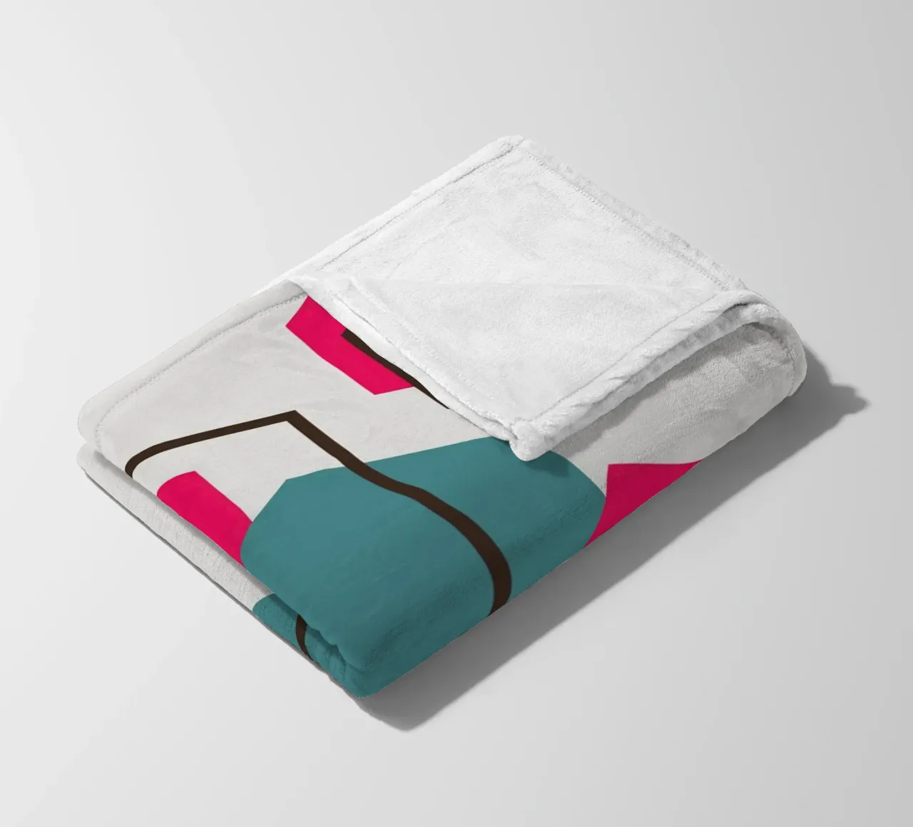 Hexagons Fleecedecke von LisaArtes