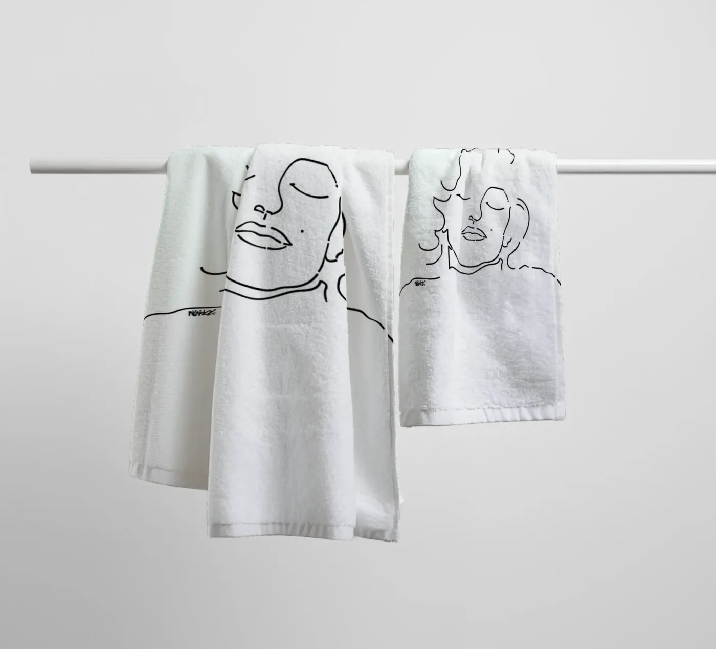 Monroe badhanddoek van Ninhol