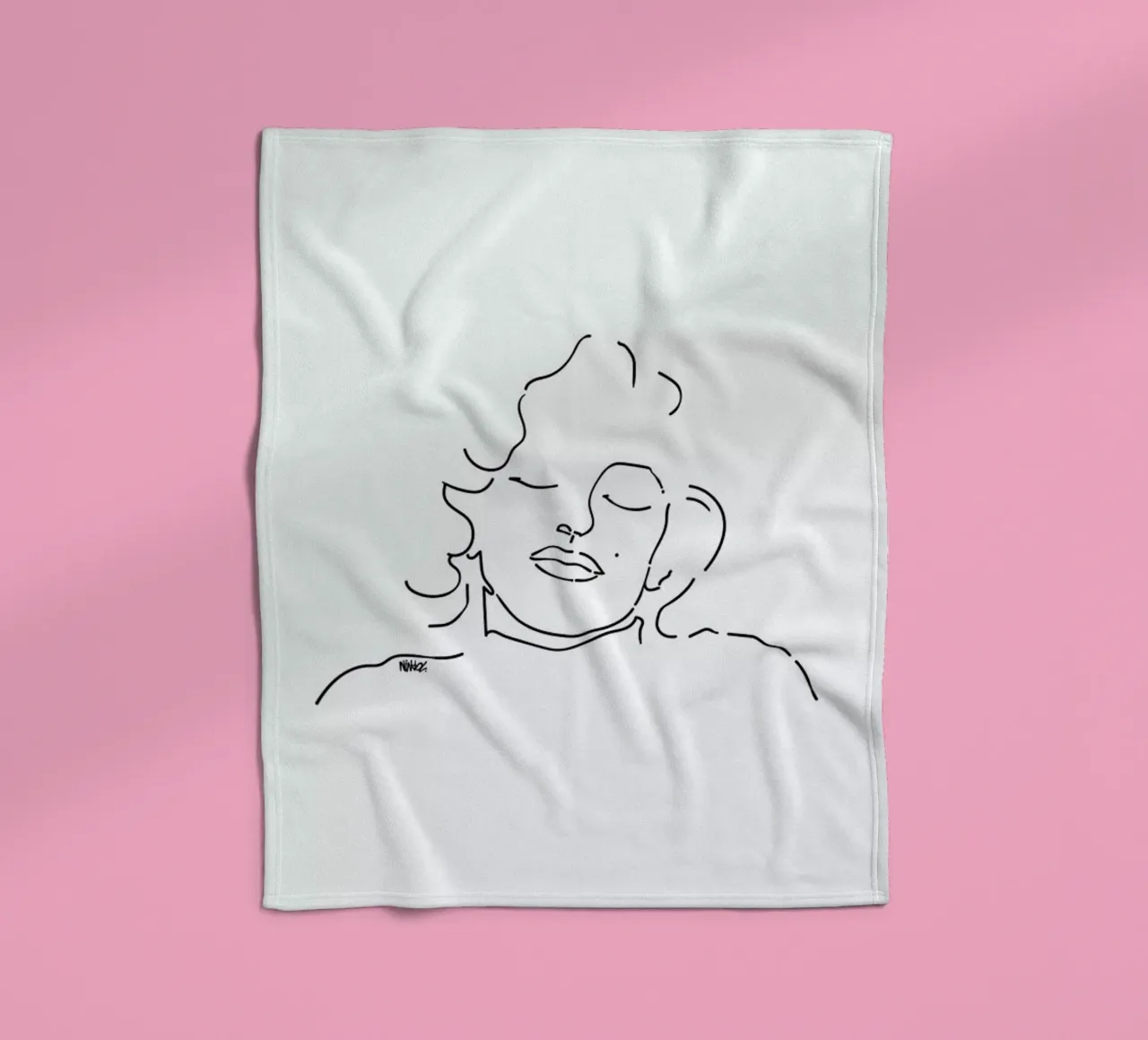 Monroe coperta in pile da Ninhol