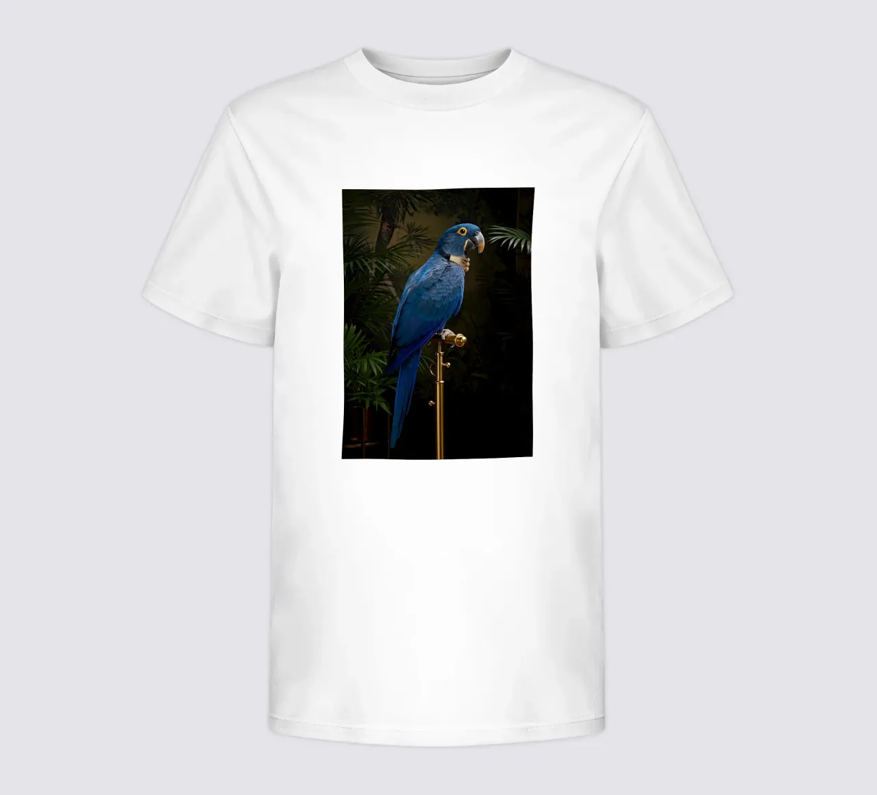 Blue Macaw kids t-shirt by Pawtrait Studio