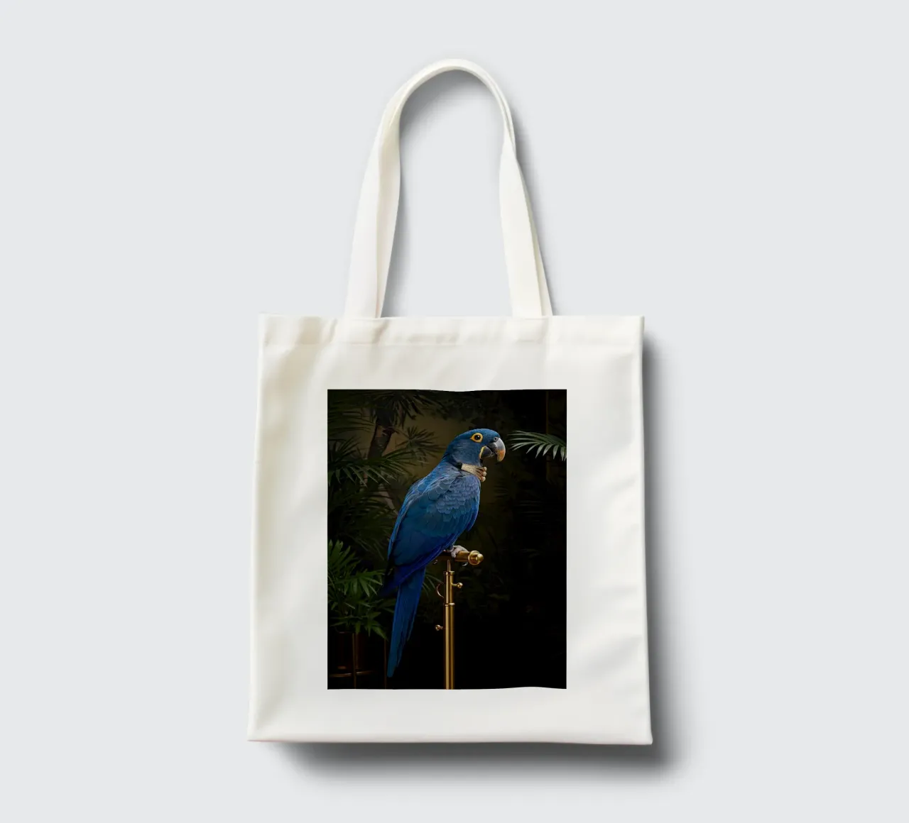 Ara blu borsa in juta da Pawtrait Studio