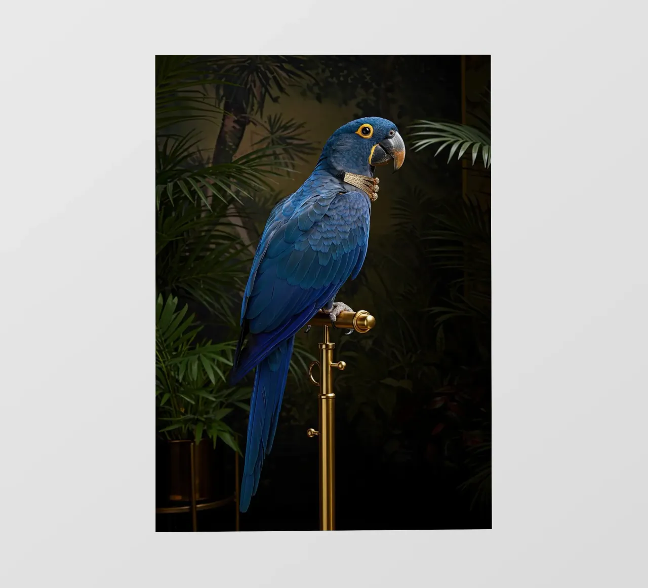 Ara blu telo in pvc da Pawtrait Studio