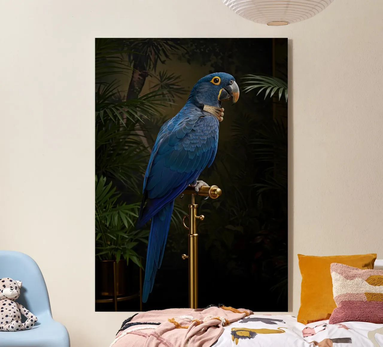 Ara blu plexiglass da Pawtrait Studio