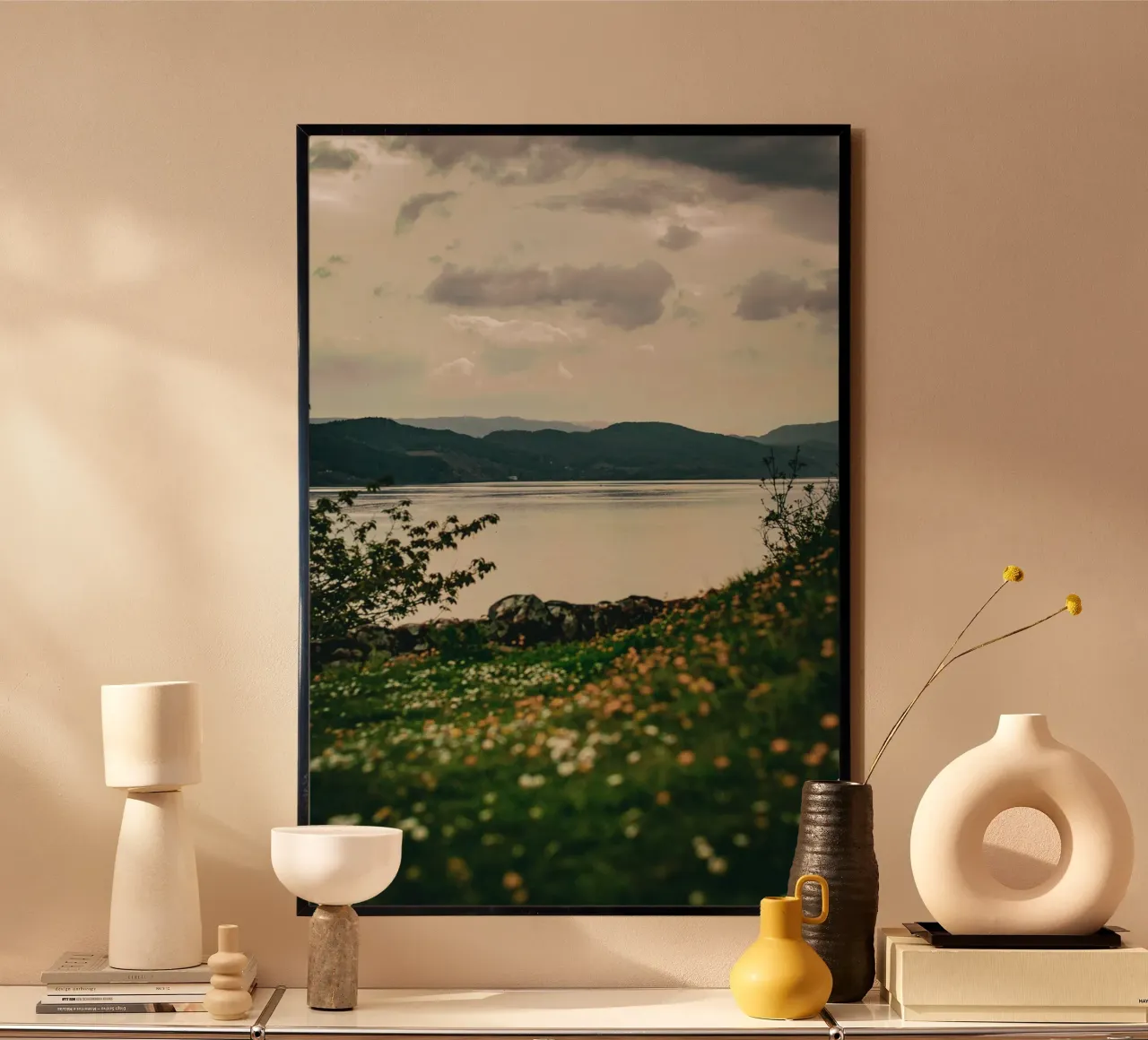 Loch Ness, fotografia poster con telaio in plastica da Jule Shnc