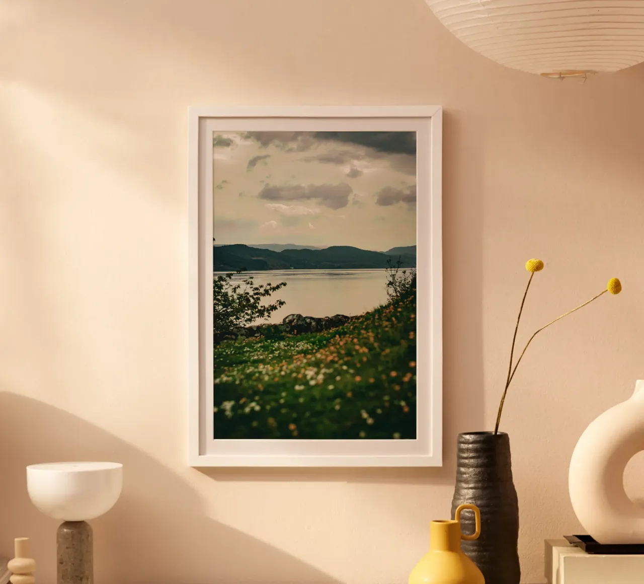 Loch Ness, fotografia poster con telaio in plastica da Jule Shnc