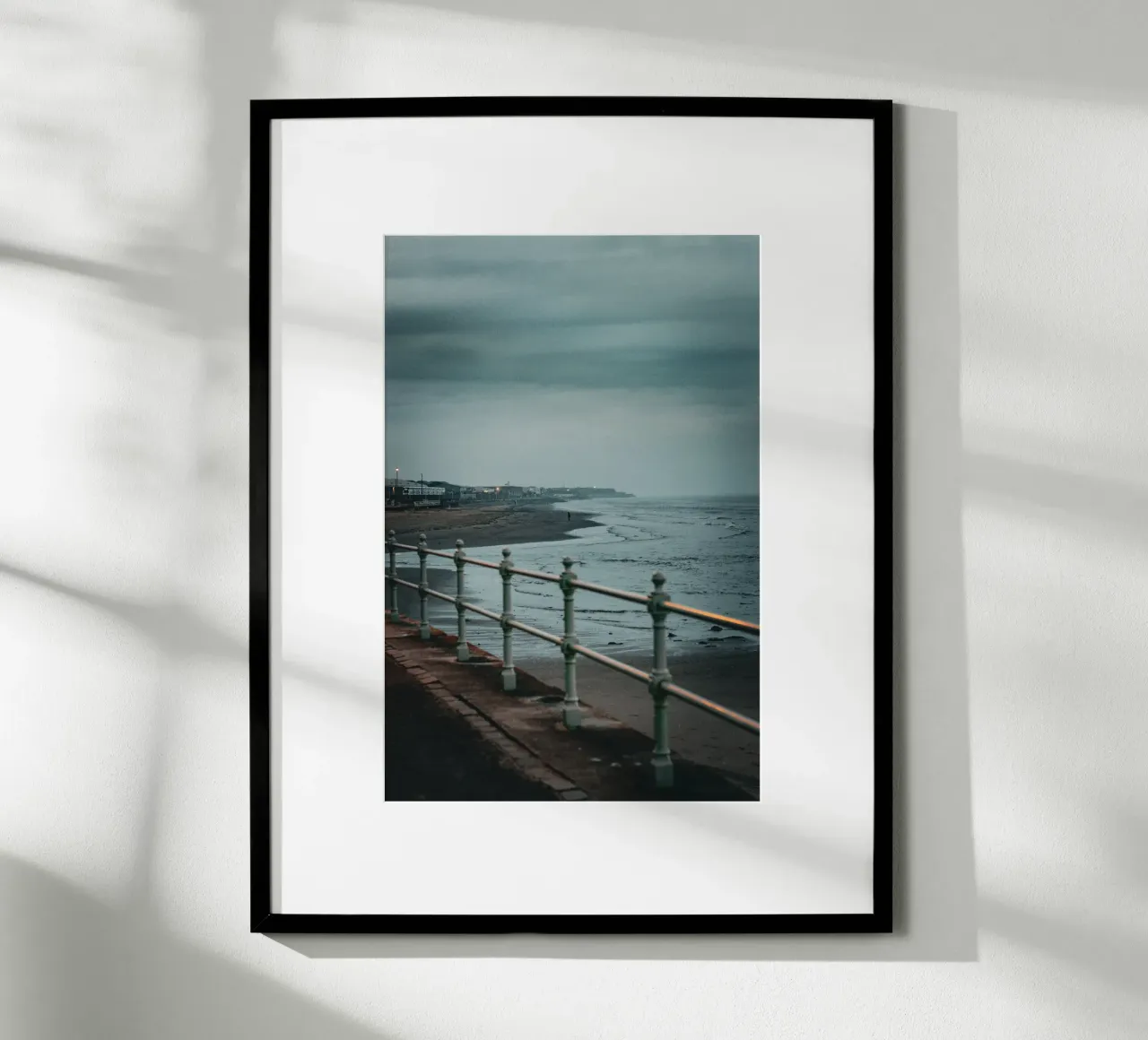Portobello Beach, Edimburgo, Fotografia poster con telaio in plastica da Jule Shnc