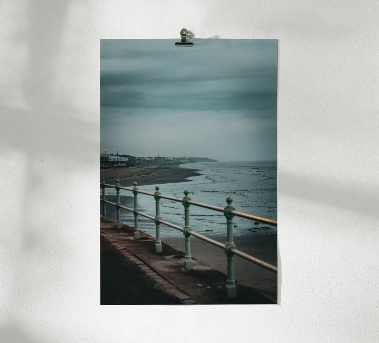 Portobello Beach, Edimburgo, Fotografia poster con telaio in plastica da Jule Shnc