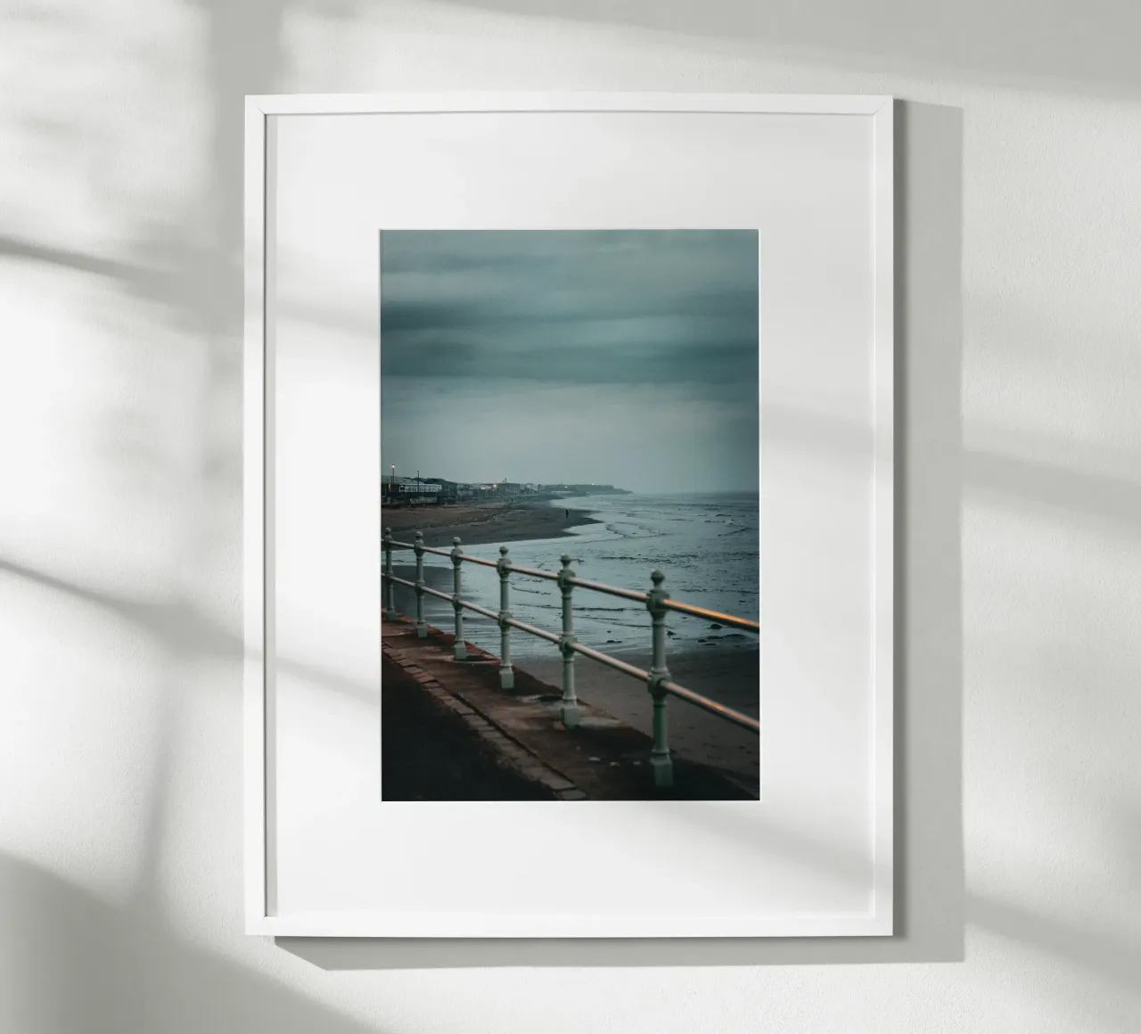 Portobello Beach, Edimburgo, Fotografia poster con telaio in plastica da Jule Shnc