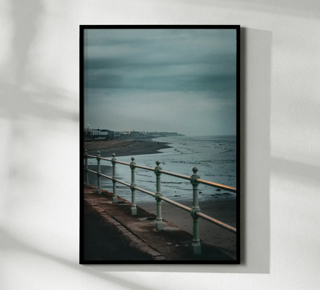 Portobello Beach, Edimburgo, Fotografia poster con telaio in plastica da Jule Shnc