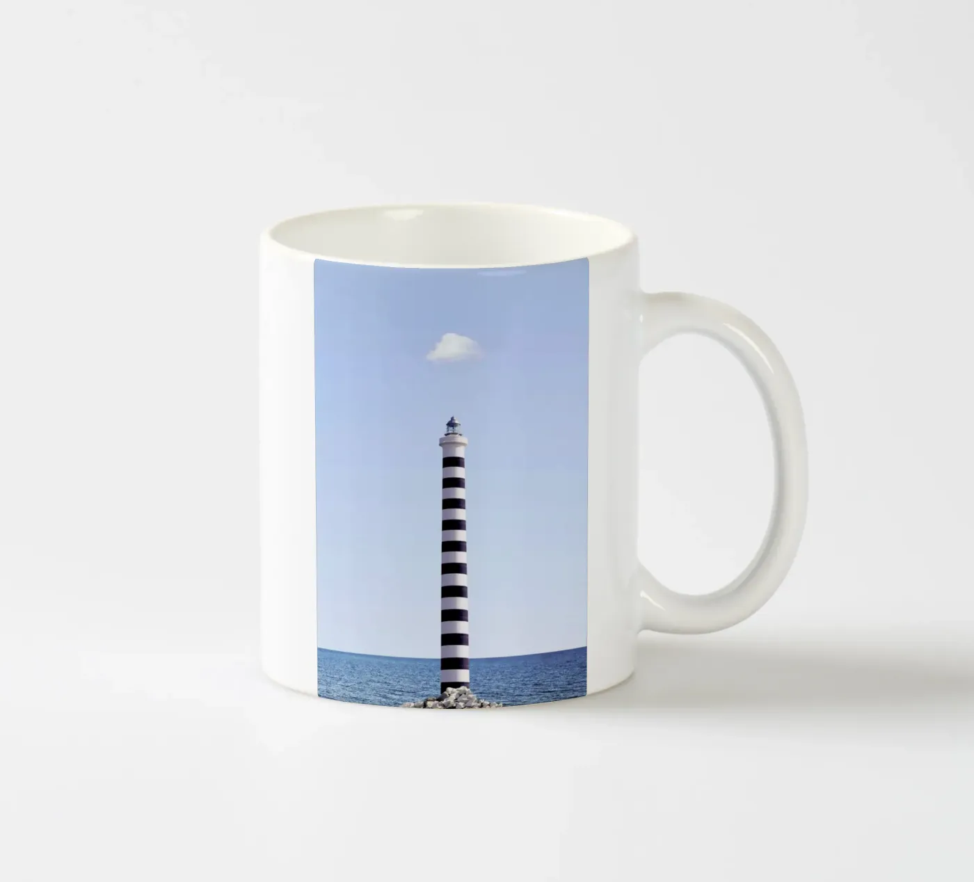 Lighthouse ceramic mug by Rupert Höller