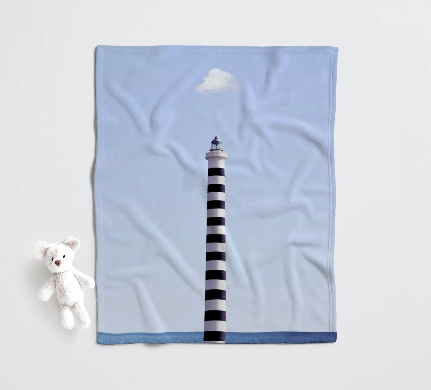 Lighthouse Fleecedecke von Rupert Höller