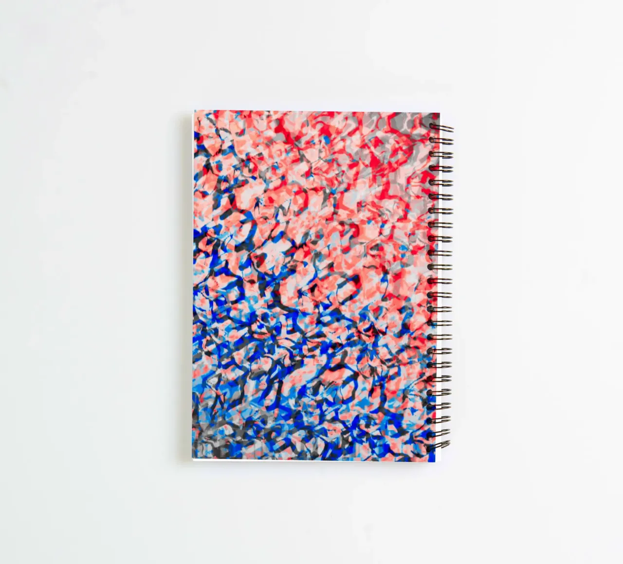 Crystal_Sheet_Red_XRP spiral notebook by Crypto_Jungle