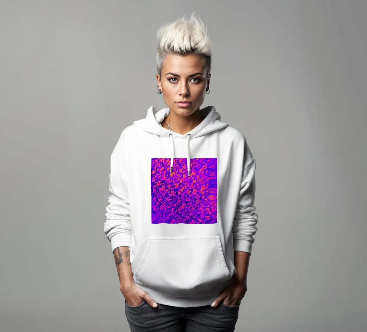 Crystal_Sheet_Riker_XRP felpa con cappuccio da Crypto_Jungle
