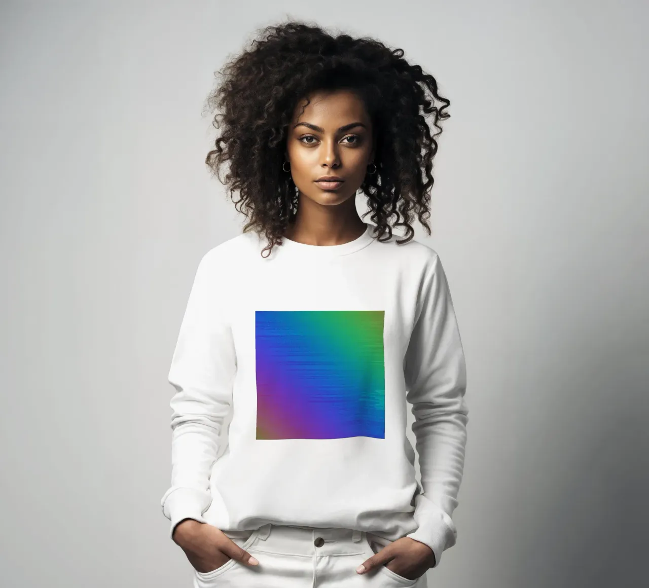Rainbow_Pixel_AaveR sweatshirt by Crypto_Jungle