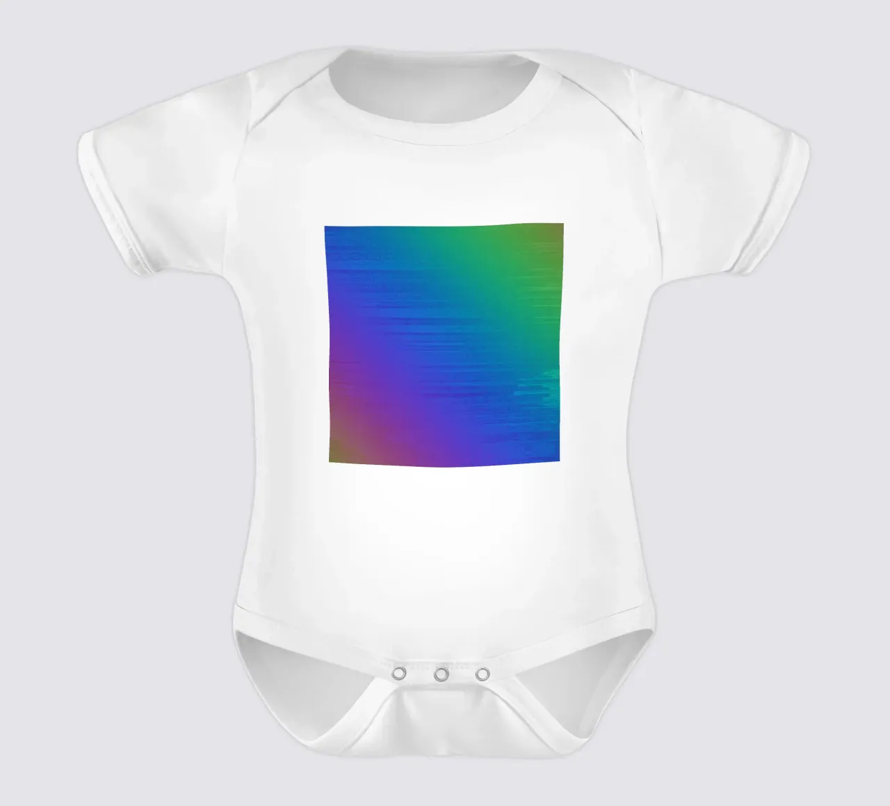 Rainbow_Pixel_AaveR body neonato maniche corte da Crypto_Jungle