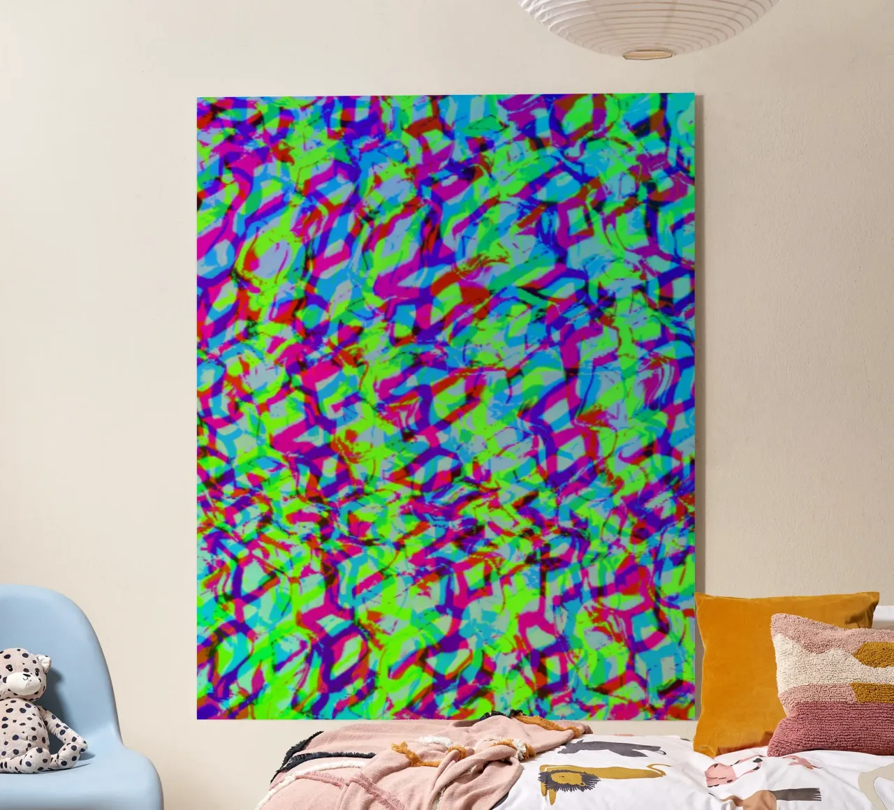 Textual_Green_XRP plexiglass da Crypto_Jungle