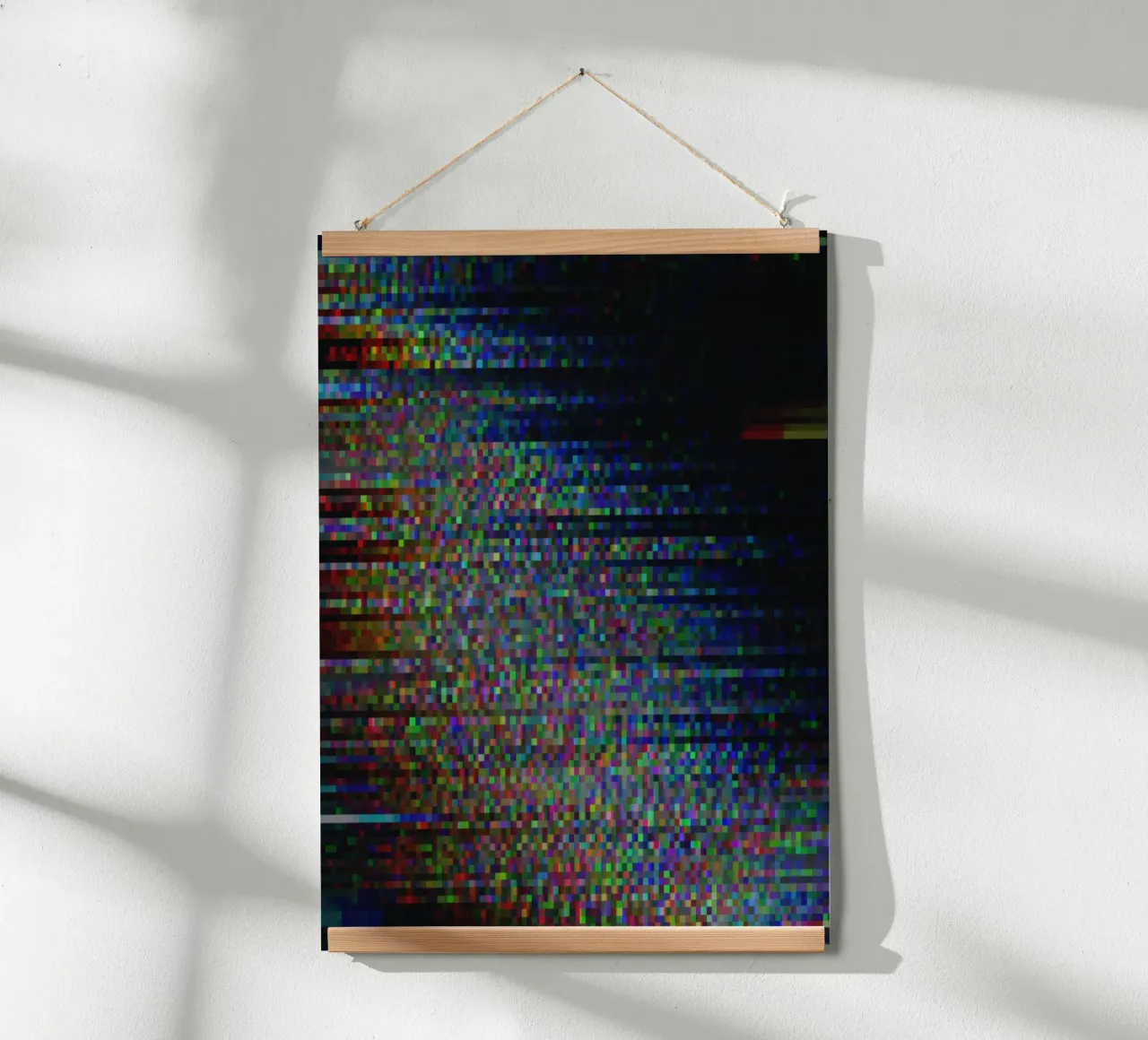 Rainbow_Pixel_Aave carta hahnemühle da Crypto_Jungle