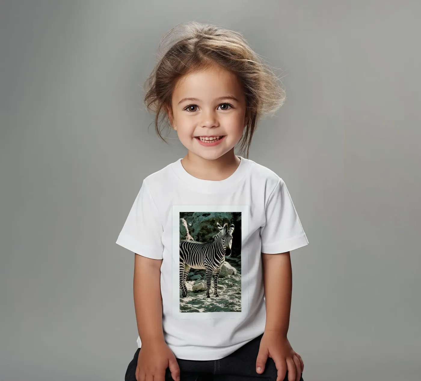 Zebra Kinder T-Shirt von Natural Kingdom