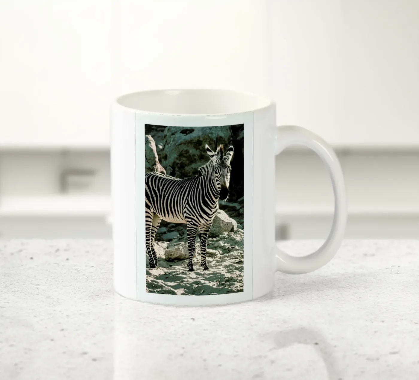 Zebra ceramic mug by Natural Kingdom