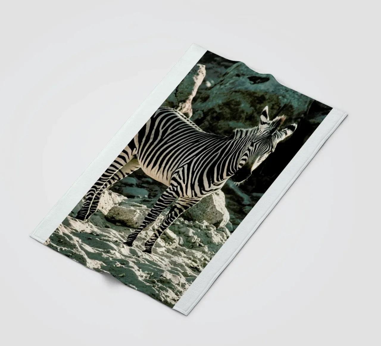 Zebra Fleecedecke von Natural Kingdom