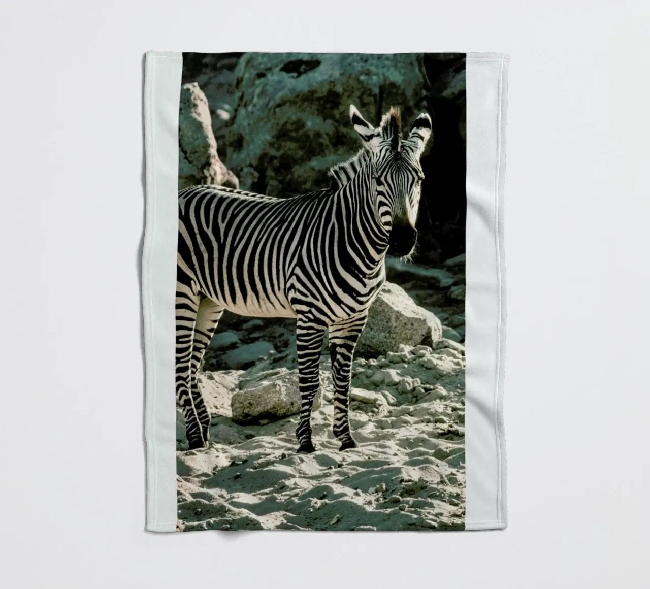 Zebra Fleecedecke von Natural Kingdom