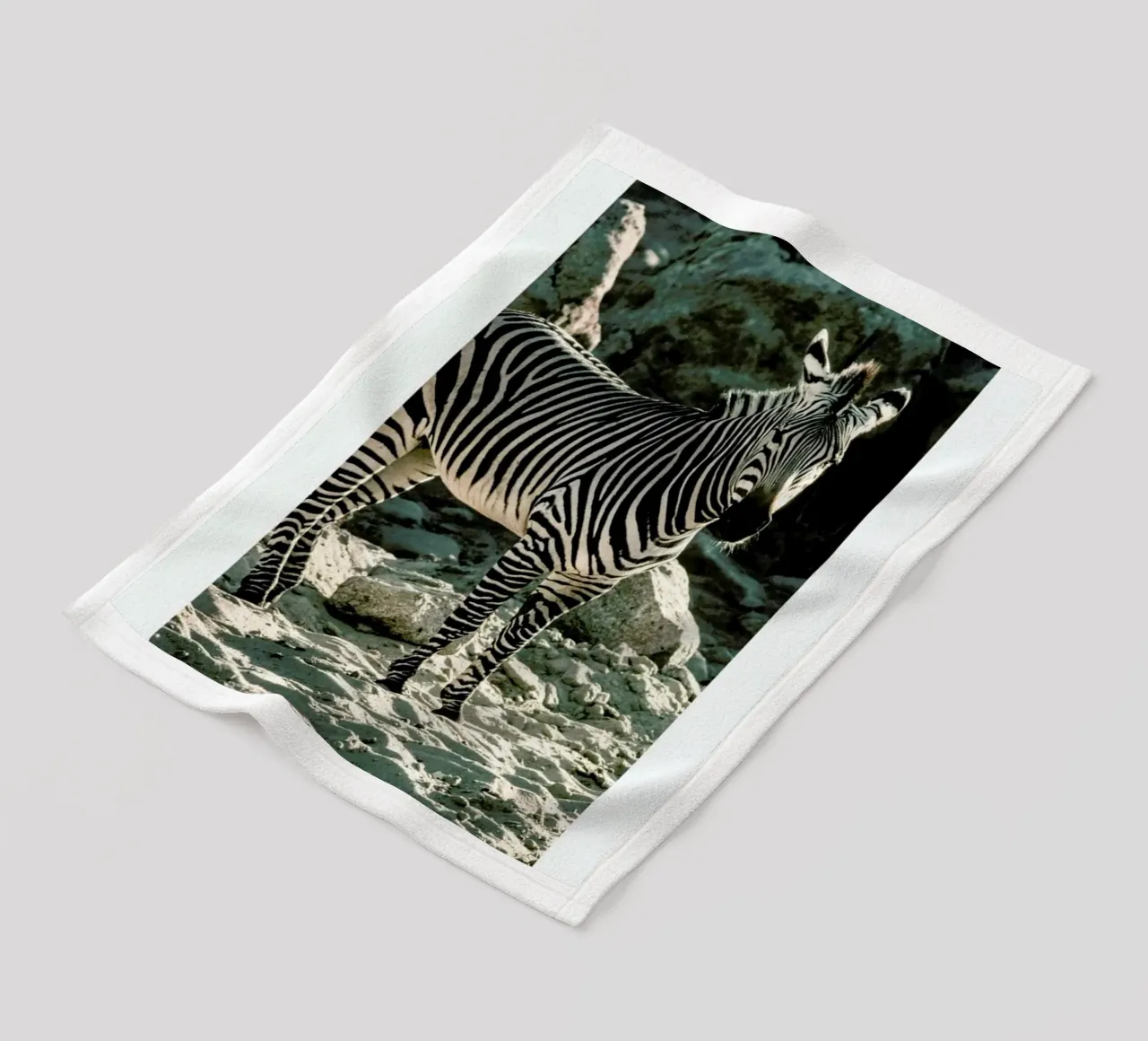 Zebra Fleecedecke von Natural Kingdom
