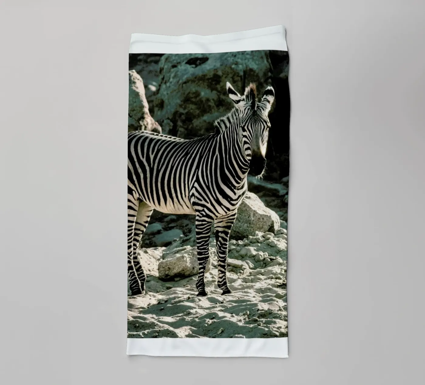 Zebra towel by Natural Kingdom