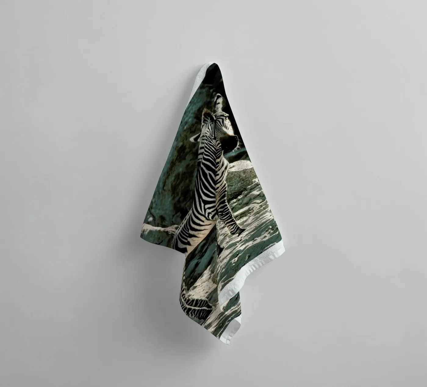 Zebra towel by Natural Kingdom
