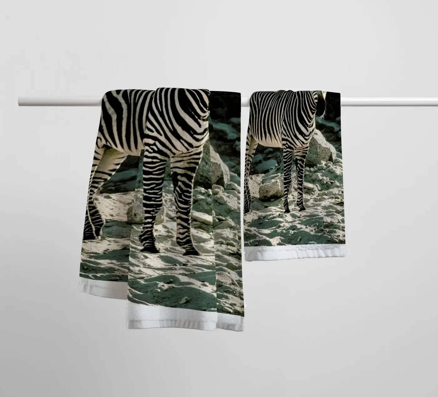 Zebra towel by Natural Kingdom