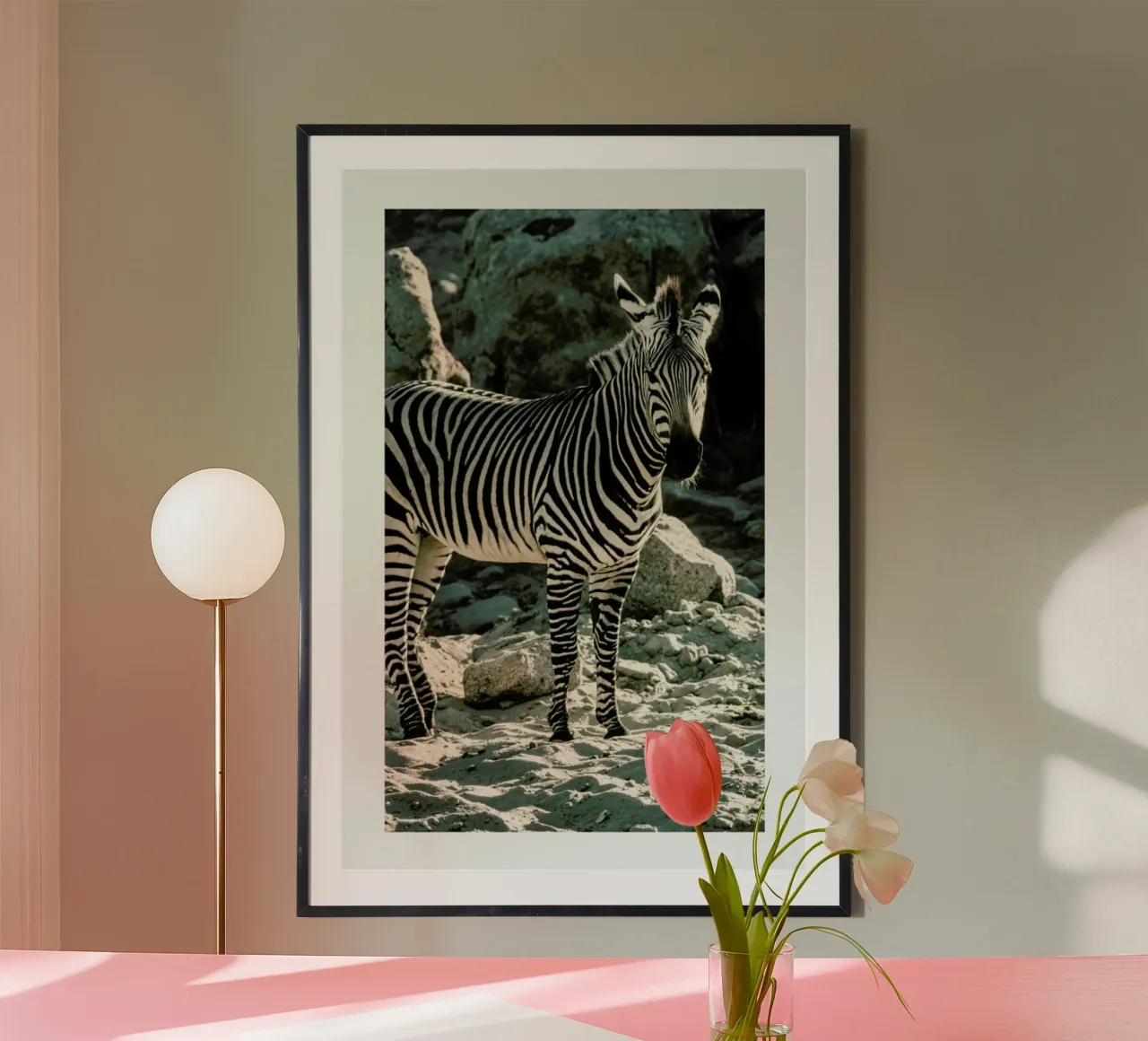 Zebra Poster von Natural Kingdom