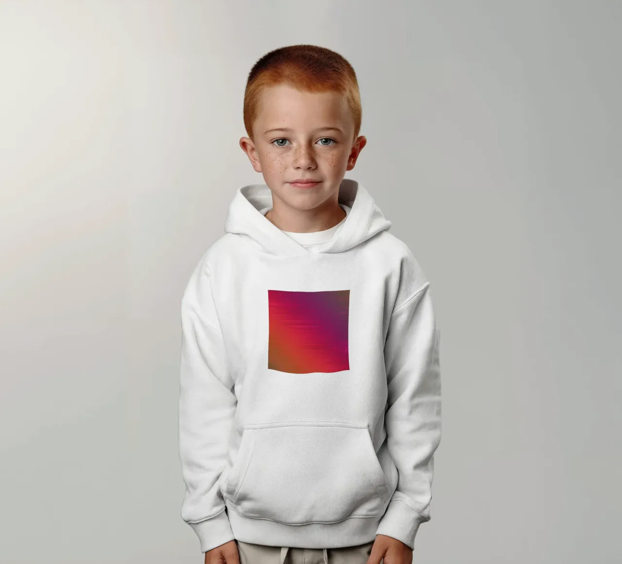 Red_BTC_SC felpa bambino con cappuccio da Crypto_Jungle