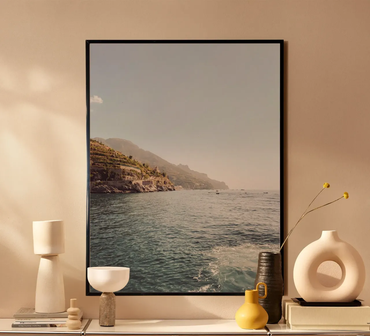 Costiera Amalfitana, Fotografia poster con telaio in plastica da Jule Shnc