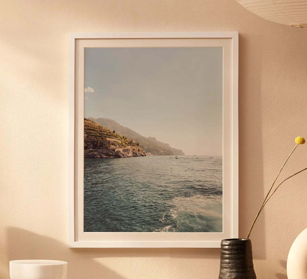 Costiera Amalfitana, Fotografia poster con telaio in plastica da Jule Shnc