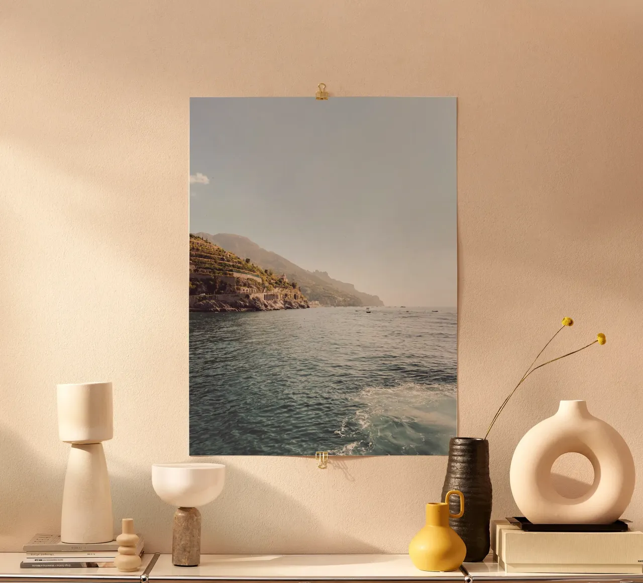 Costiera Amalfitana, Fotografia poster con telaio in plastica da Jule Shnc