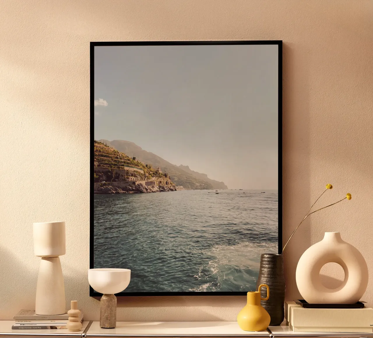 Costiera Amalfitana, Fotografia poster con telaio in plastica da Jule Shnc