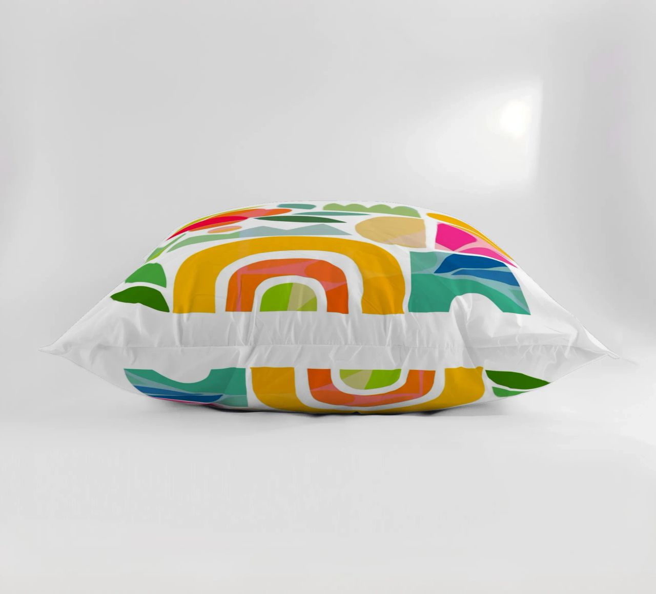Minimal Abstract Shapes of Summer 1 • Matisse Nature Cut-Out decorative cushion by Dominique Vari