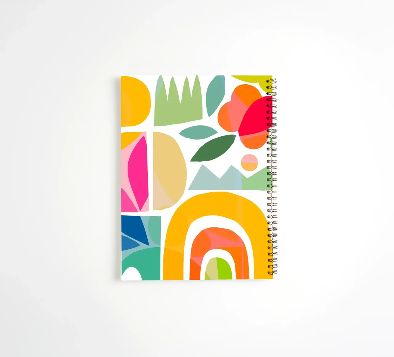 Formas abstractas mínimas del verano 1 - Recorte Matisse Nature cuaderno de espiral de Dominique Vari