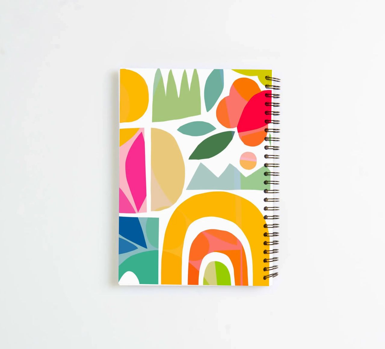 Minimal Abstract Shapes of Summer 1 • Matisse Nature Cut-Out spiral notebook by Dominique Vari
