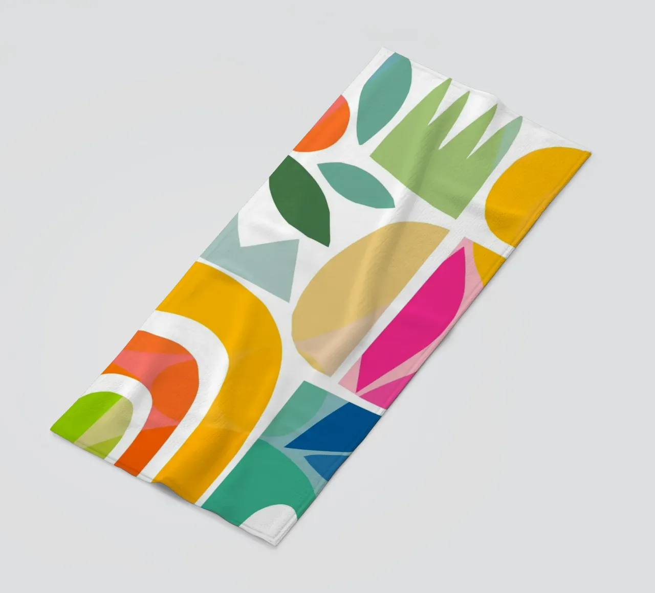 Forme astratte minime dell'estate 1 - Matisse Nature Cut-Out telo mare da Dominique Vari