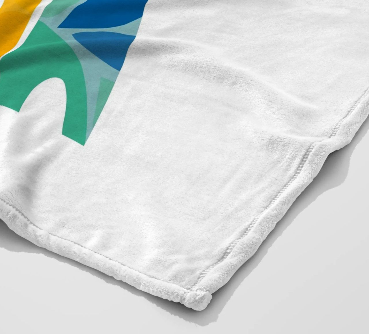 Minimal Abstract Shapes of Summer 1 • Matisse Nature Cut-Out fleece blanket by Dominique Vari