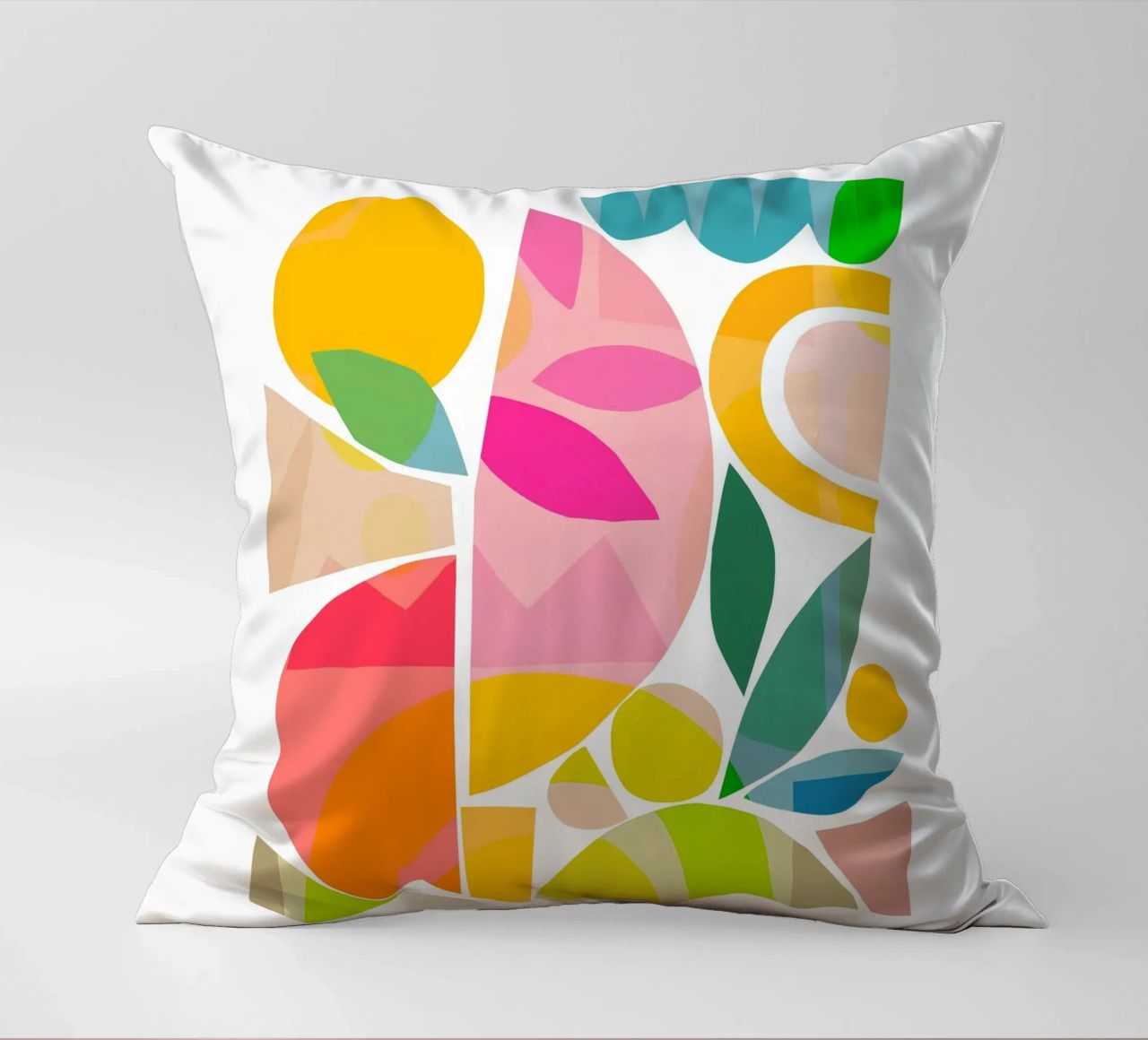 Forme colorate e minimali dell'estate 2 - Matisse Natura cuscino da Dominique Vari