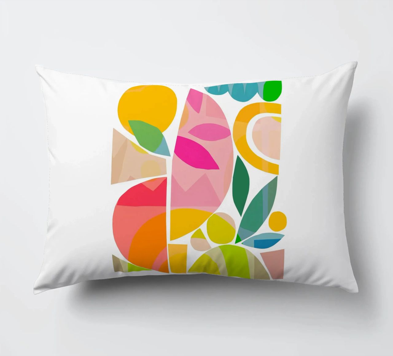 Forme colorate e minimali dell'estate 2 - Matisse Natura cuscino da Dominique Vari