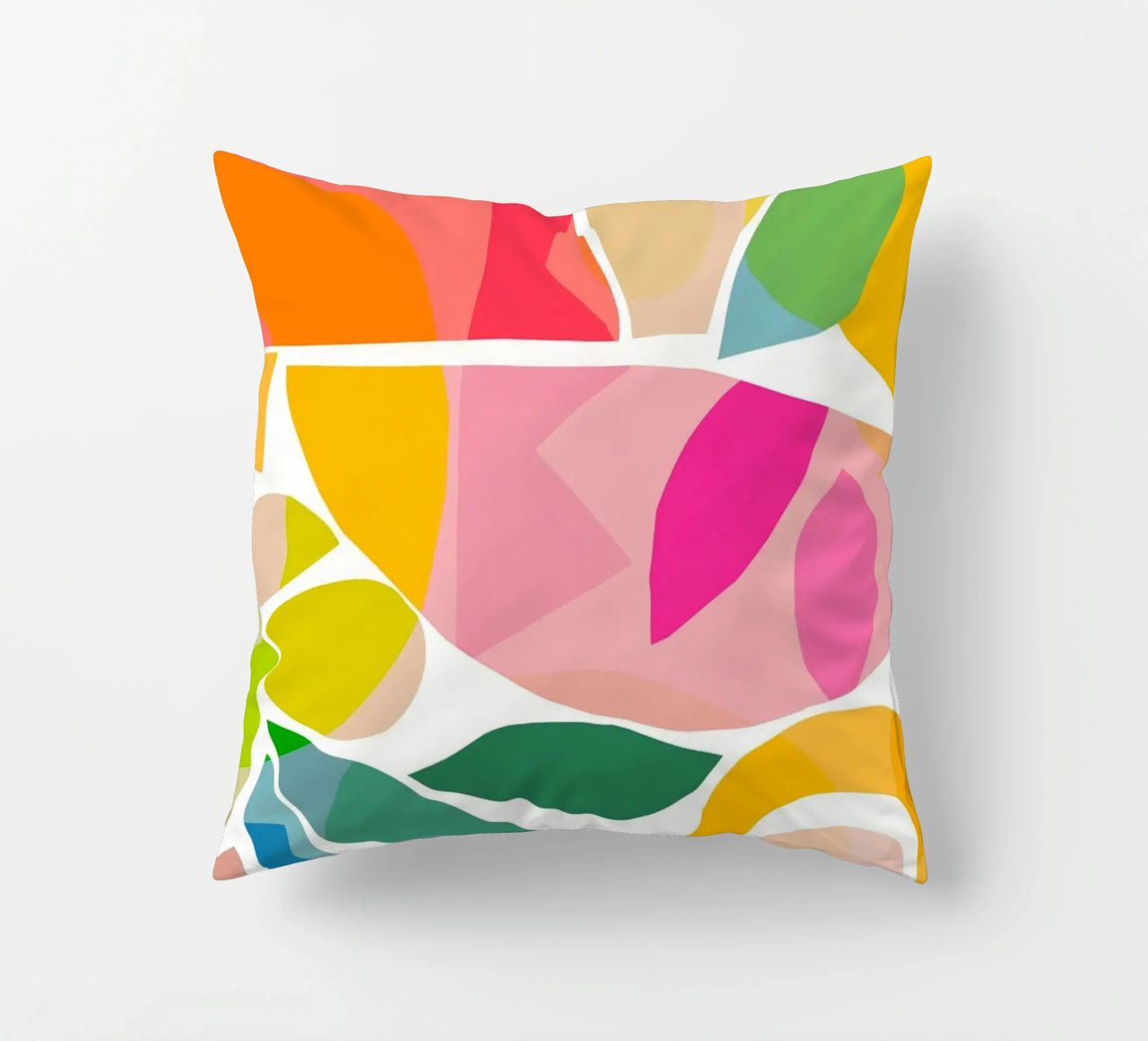 Forme colorate e minimali dell'estate 2 - Matisse Natura cuscino da Dominique Vari