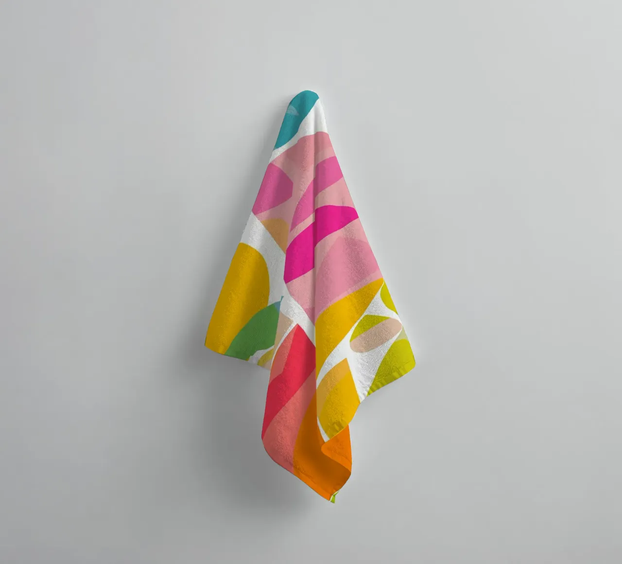 Colourful & Minimal Shapes of Summer 2 • Matisse Nature towel by Dominique Vari