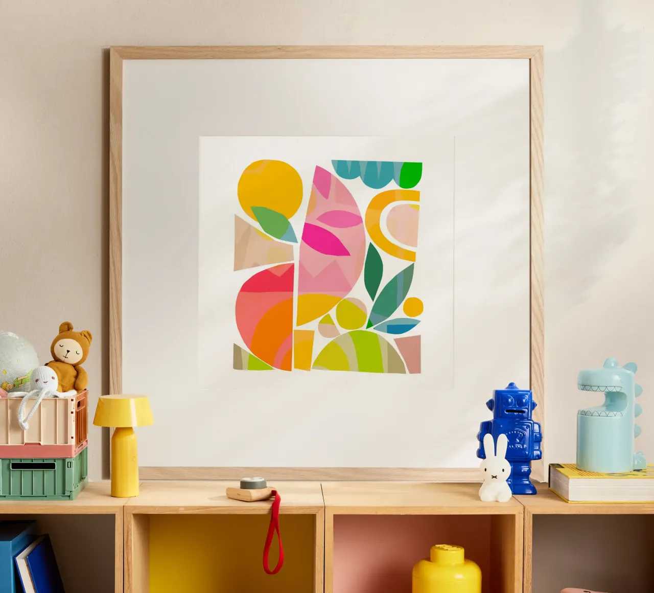 Colourful & Minimal Shapes of Summer 2 • Matisse Nature hahnemühle by Dominique Vari