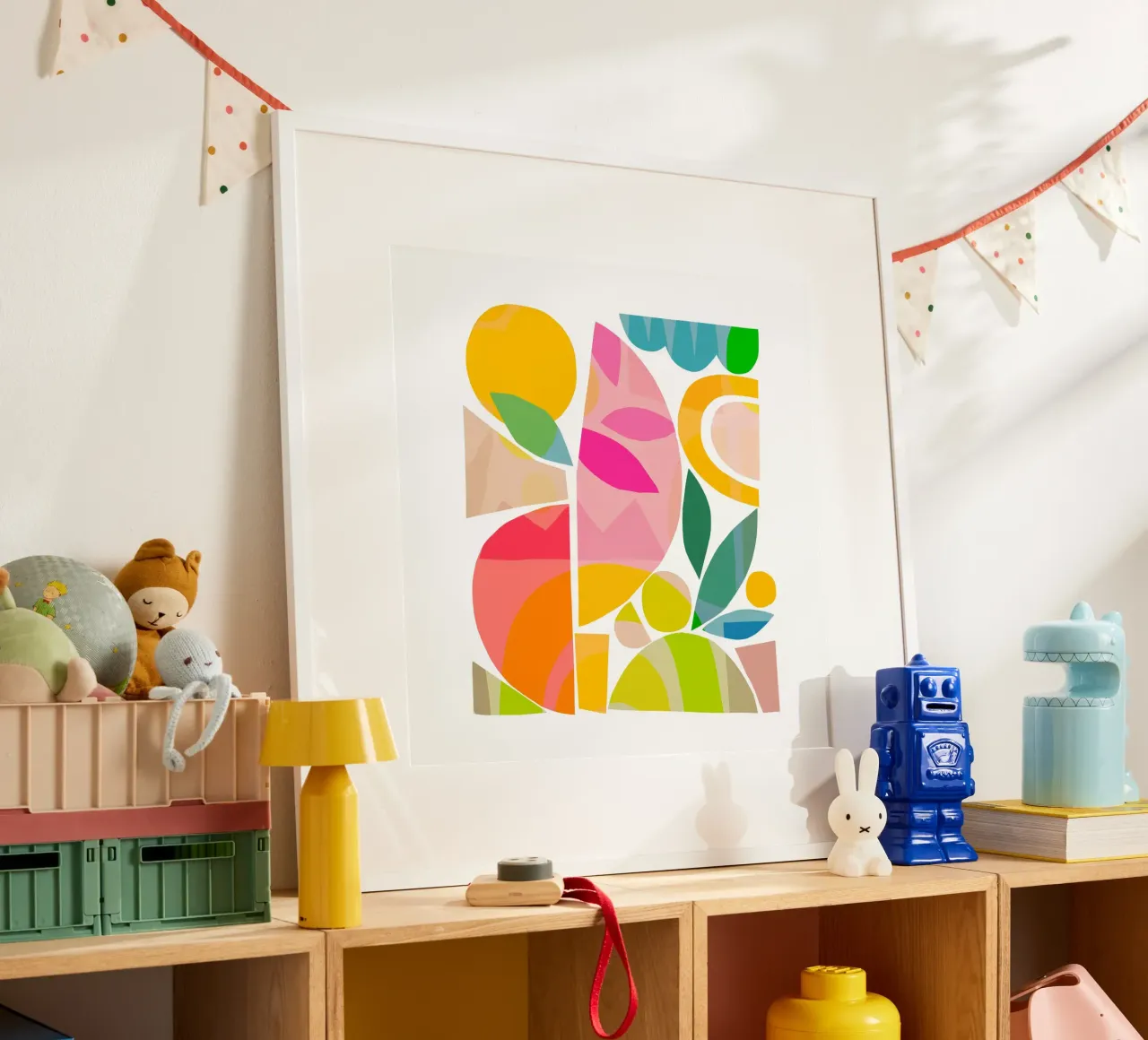 Colourful & Minimal Shapes of Summer 2 • Matisse Nature hahnemühle by Dominique Vari